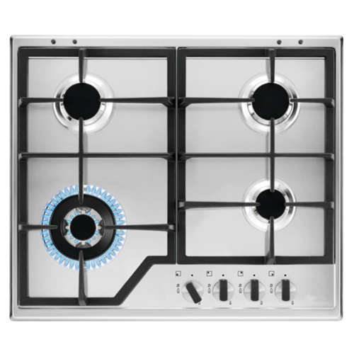 Bruciatore in acciaio Electrolux a gas cooktop