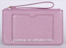 Latest design cheap ladies zipper purse