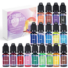 10ml Liquid Candle Dye Set - 24/30 Colors for DIY Candle Making & Home Decoration