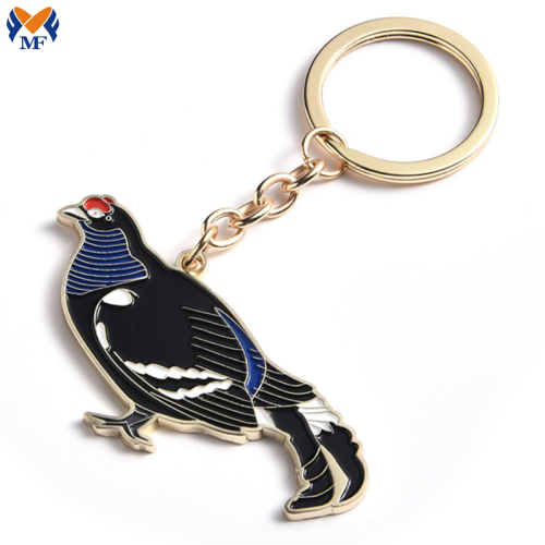 Metal Custom Design Cute Animal Keychain