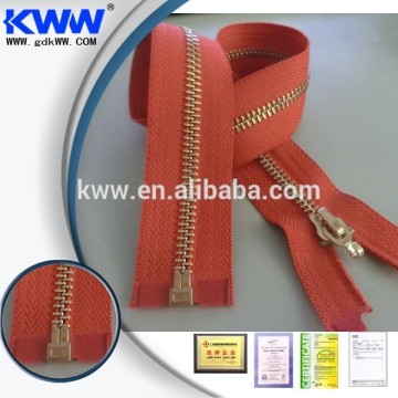 coat zipper open end