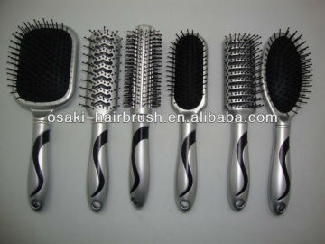 professional hair brush , best quality hair brush with mirro , hair brush with paint finish
