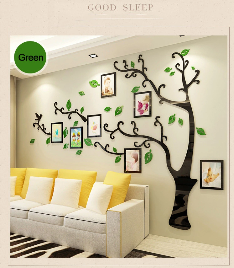 Acrylic Couple Tree Wall Stickers