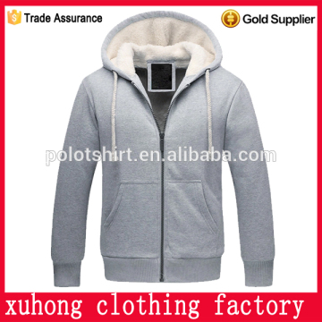 Fleece zipper qualited sweatshirt bulk wholesale jacket