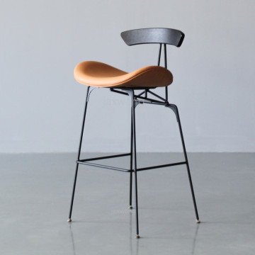 Iron Bar Stool Nordic Industrial Style Ant Bar Chair Modern Minimalist Restaurant High Stools Home Back Bar Chairs