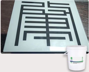 Water-based high-temperature lighting glass ink