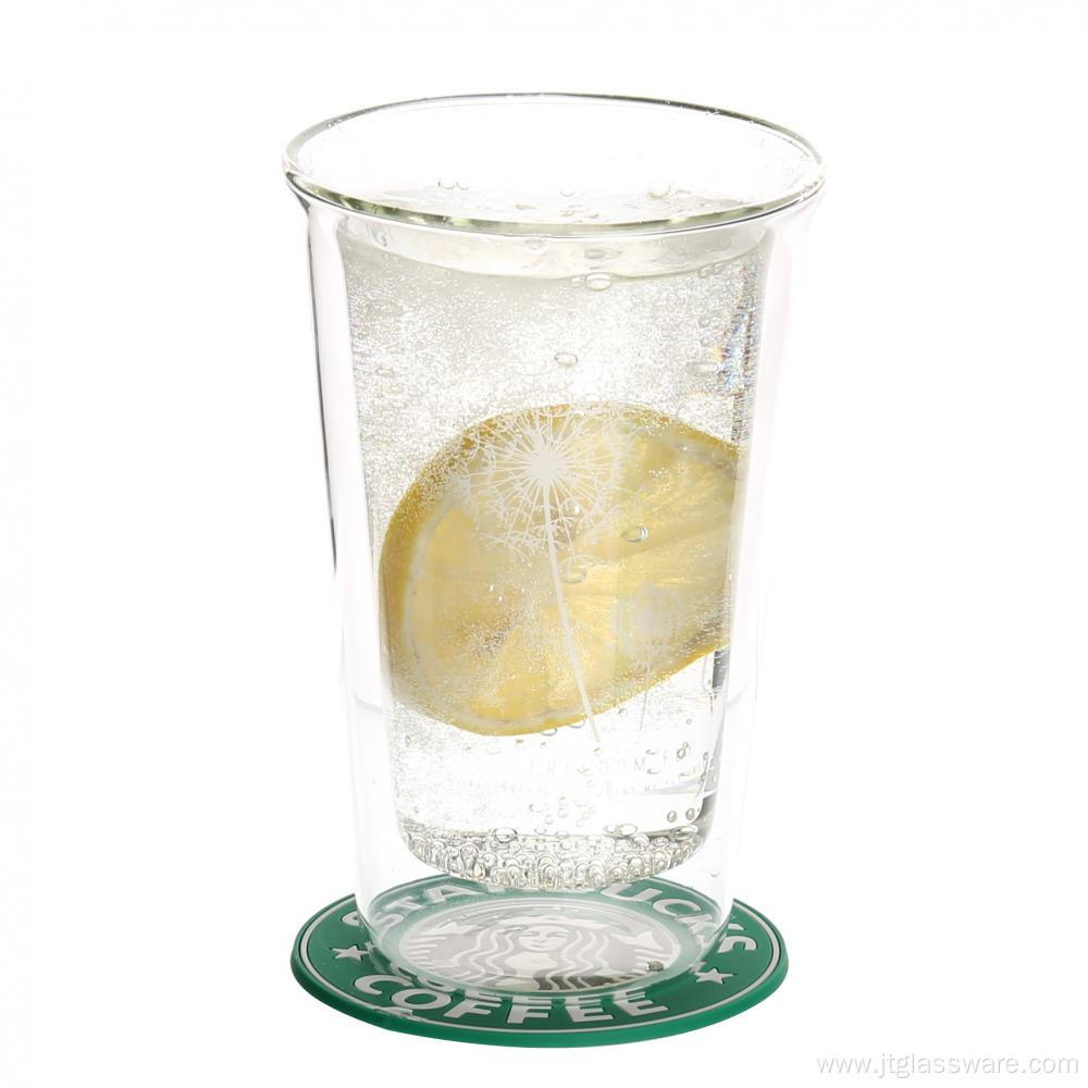 320ml Double Wall Glass Cup