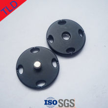 Leather jacket snap buttons