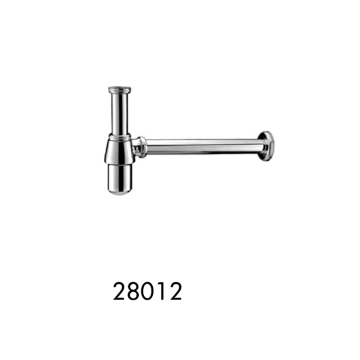 Modern Chrome Siphon Brass Bottle Trap Drainers for Hotels