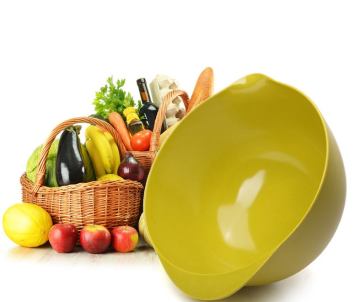 Bamboo fiber fat boody salad bowl