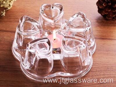 blooming tea glass tea set/teapot and cup