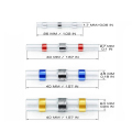 Connecteurs de fils de soudure étanches Connecteurs de fils de soudure joints bout thermorétrécissable