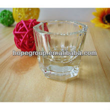 Glass Dish Nail Art Liquid cup Acrylic Beauty Salon /nail cup