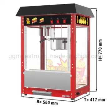 New Design Commercial Popcorn Vending Machine Electrical Ball Popcorn Maker