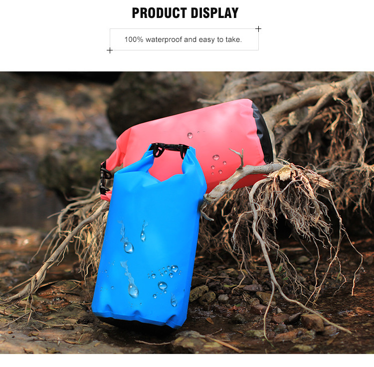 Can Customize Wholesale Waterproof Foldable Backpack Dry Bag Overboard Bag