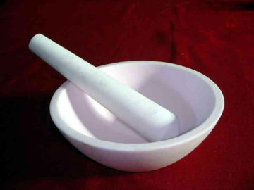 Laboratory Porcelainwares Serials Porcelain Mortars With Pestle Glazed Or Unglazed