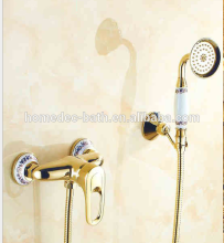 High Quality gold plated bath shower set bath shower faucet