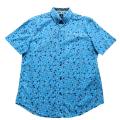 Camicia di stampa a base di base azzurri da uomo in vendita calda
