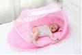 babybed muggen bednet met muziek