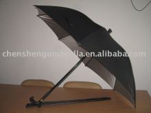 auto open walking stick umbrella for olders
