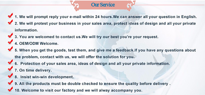 our service