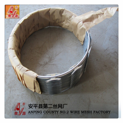 SS430 Single Coil Concertina Razor Barbed Wire