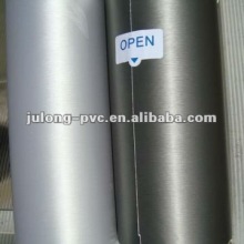 Brushed aluminium film for car wrap