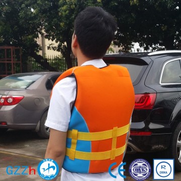foldable inflatable plastic cartoon Offshore Work Life Vest pool party