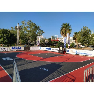 Pavimenti sportivi all&#39;aperto in vendita utilizzati per le piastrelle da pattinaggio a pattinaggio a pattinaggio da basket
