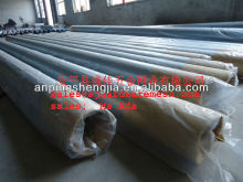 continuous slot screen pipe with welded rings at both ends