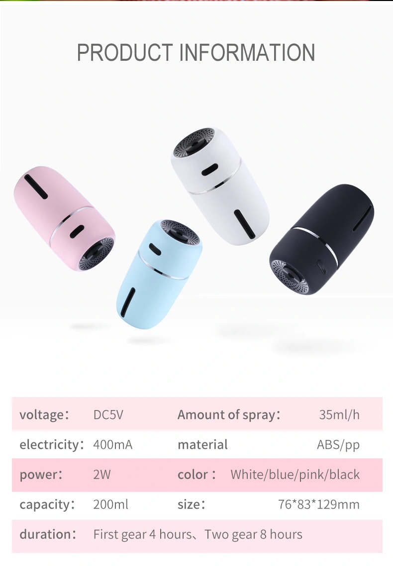 New Products 2020 Portable Unique Ultrasonic Innovation Diffuser Air Humidifier