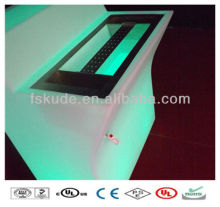 Illuminated Led Bar Counter, Led Plastic Bar Counter, plastic outdoor bar furniture