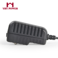 Adaptador de energia de plugue 9V 1A intercambiável