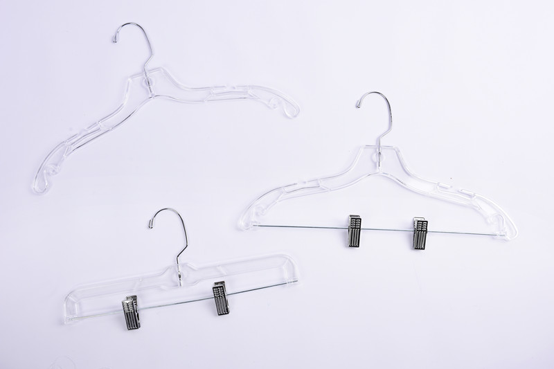 Clear Combination Hanger w/ Clips