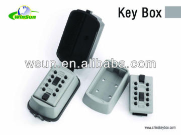 wall mounted key lock box for outdoor