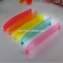 transparent plastic tobacco cigarette display shelf pusher divider