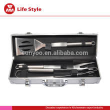 stainless steel bbq tool sets barbecue grill tool suits with different tools