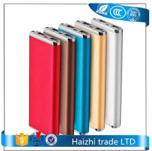 universal aluminum fast charging extremely thin 6000mah power bank