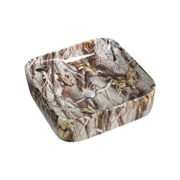 Granite and Marble Single Wash Basin Cabinet Top Design