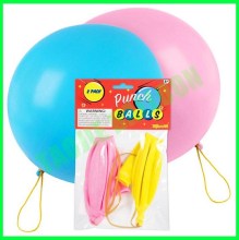 16 inches 8g punch balloon with rubber band,rubber balloon