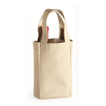 Nature-Friendly Wholesale Custom Mini Cotton Wine Bags in Bulk