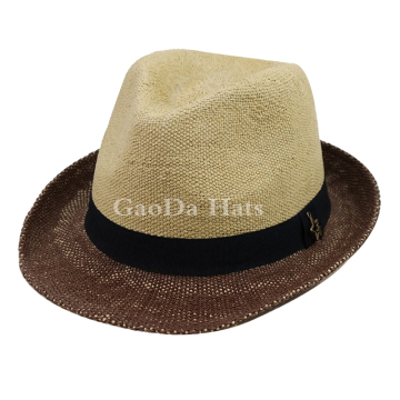 colourful paper cheap straw fedora hat