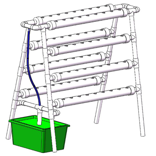 Kit hydroponique intérieur à double côté du jardin à la serre