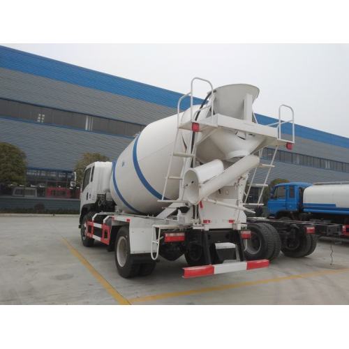 mobile concrete mixer with self loading