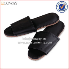disposable beach walk for men leather hotel slipper