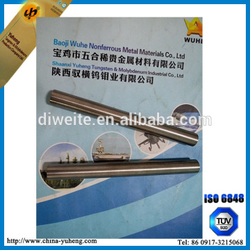 99.95% purity 20mm diameter heat resistant wolfram bars