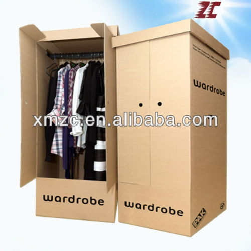 Strong 5-ply large Carton Box , Recyclable Carton Wardrobe