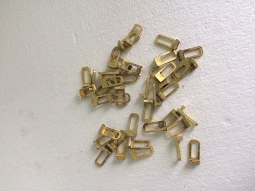 Brass etched parts for models