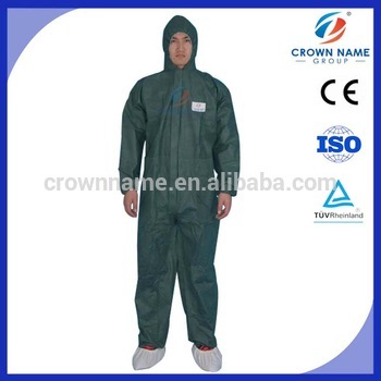 SAFETY clothing overall protective dark green coverall
