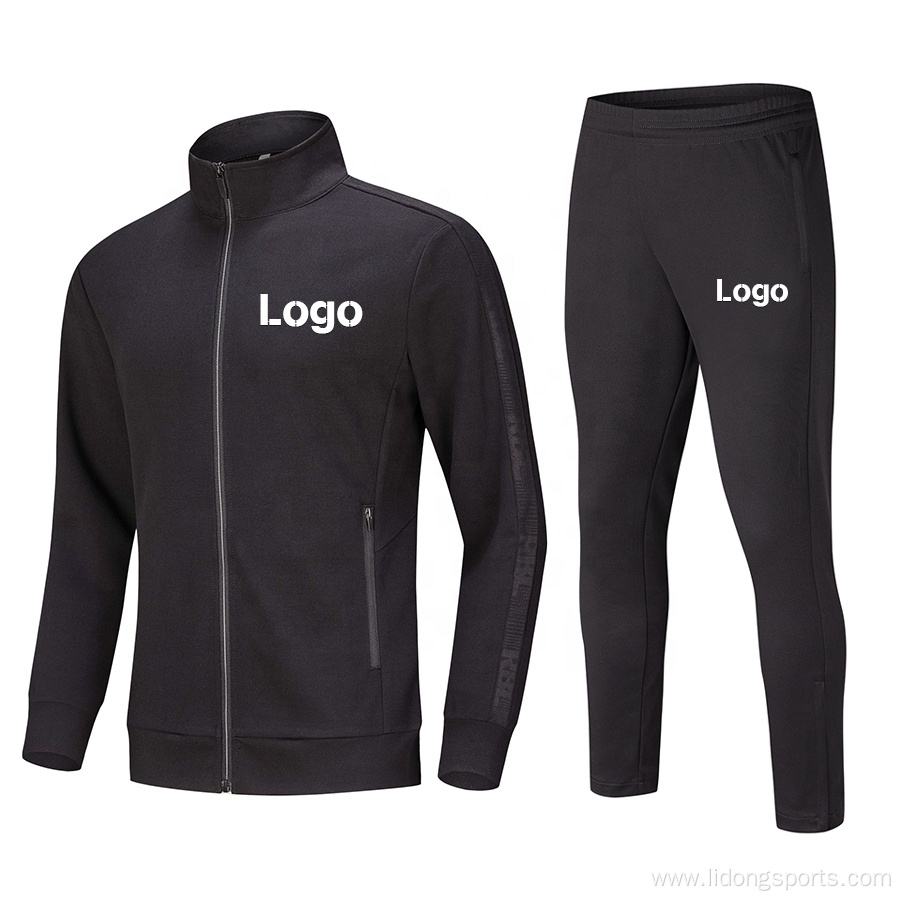 OEM Service Custom Winter Men Gym Polyester Tracksuit